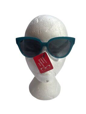 Womens UV400 Fashion Sunglasses Teal Frame New With Tags Durable Plastic Stylish